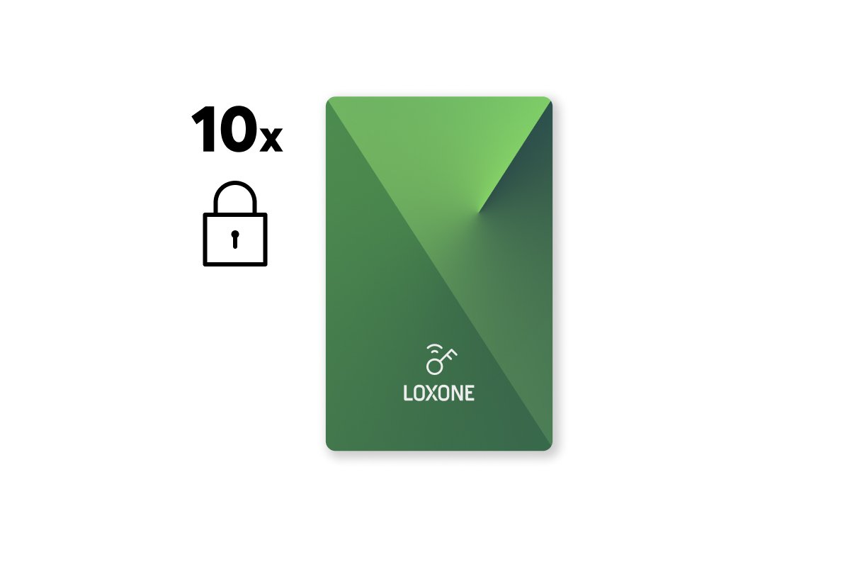 Loxone Šifrēto NFC viedkaršu komplekts – 10 gab.