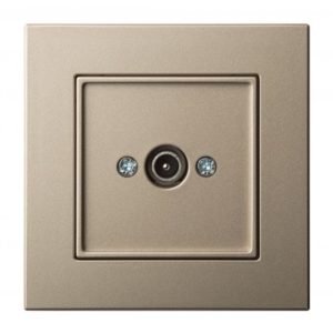 Liregus Epsilon tv zemapmetuma rozete, caurejošā, bez rāmja - šampanieša