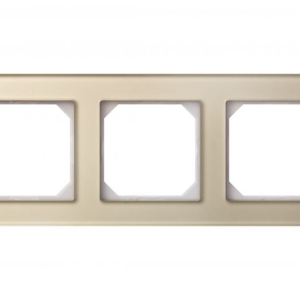 Liregus Epsilon rāmis 3-vietīgs - šampanieša/stikls