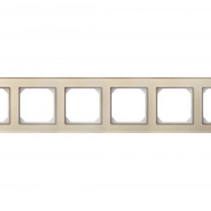 Liregus Epsilon rāmis 6-vietīgs - šampanieša/stikls