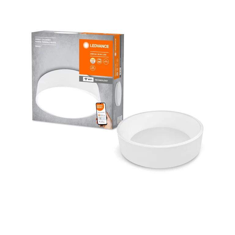 Gudrā lustra / lampa SMART WIFI ORBIS CYLNR RD 450 TW WT - balta - Image 2