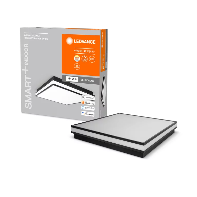 Gudrā lustra / lampa SMART WIFI ORBISMAGNET 450X450TW WTLEDV balta - Image 4