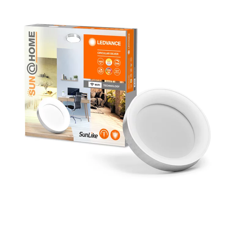 Gudrā lustra / lampa SUNATHOME CIRCULAR 450 balta - Image 4