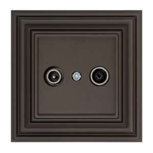 Liregus Retro tv+r zemapmetuma rozete gala - matēta brūna