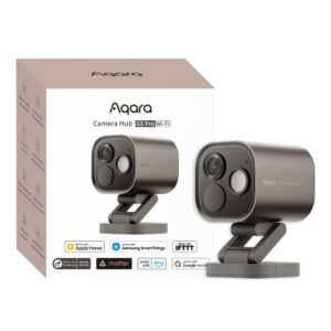 Aqara G5 Pro Camera Hub (Wi-Fi) — HomeKit Secure Video, Zigbee+Thread (pelēks)