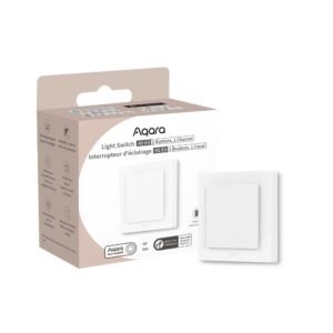 Aqara H2 Light Switch — 1-kanāls / 2 pogas (Zigbee+Thread)
