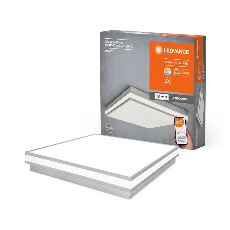 Gudrā lustra / lampa SMART WIFI ORBISMAGNET 450X450TW WTLEDV balta - Image 6