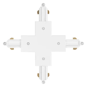 Krustenisks sliedes savienotājs TRACKLIGHT CROSS CONNECTOR WT LEDV