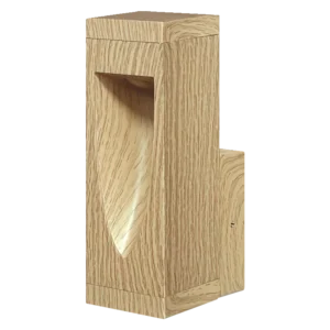 Āra / dārza apgaismojums SMART OUTD WIFI TRUNK SQ WALL RGBW LEDV koka imitācija