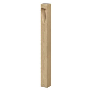 Āra / dārza apgaismojums SMART OUTD WIFI TRUNK SQ 80CM RGBW LEDV koka imitācija