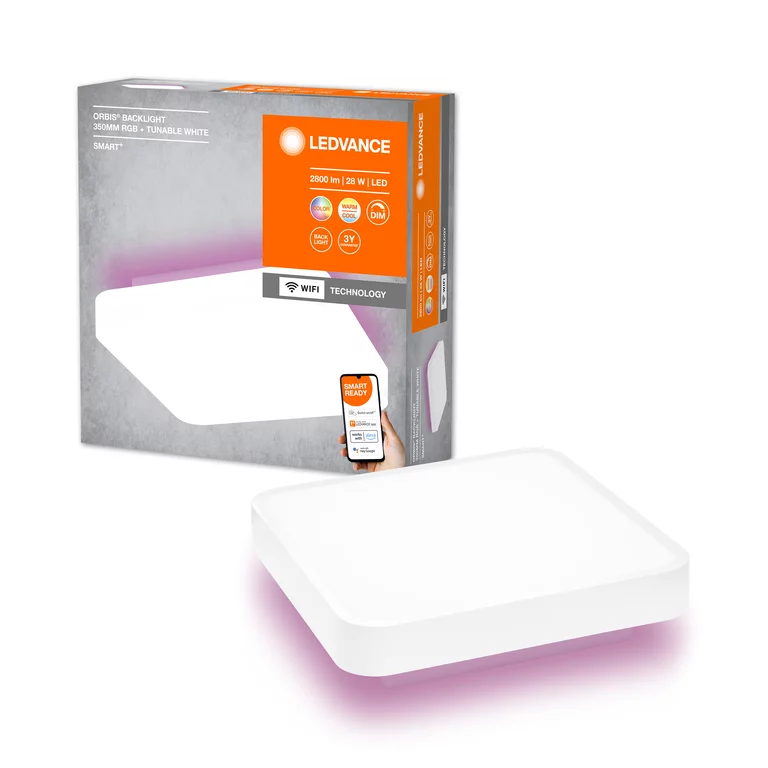 Gudrā lustra / lampa SMART WIFI ORBIS SQ BL 350 RGBTW WT - Image 2