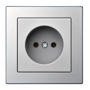 Liregus Epsilon zemapmetuma ligzda bez zemējuma - metāliska