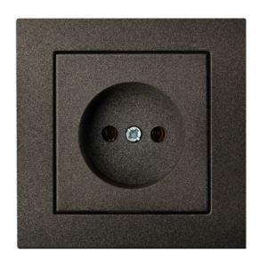 Liregus Epsilon ligzda bez zemējuma, bez rāmja - melna