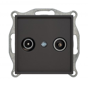 Liregus Retro tv+r zemapmetuma rozete gala - matēta melna