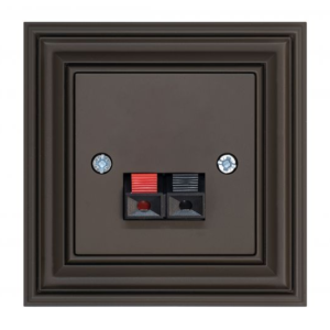 Liregus Retro hdmi+tv ligzda - matēta brūna