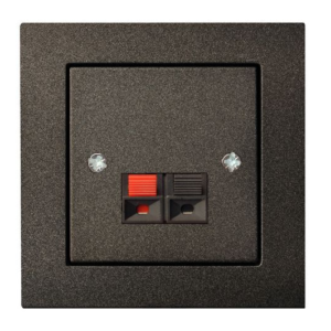 Liregus Epsilon akustiskā rozete bez rāmja - melna