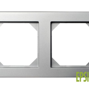 Liregus Epsilon slimline rāmis, 2-vietīgs - metālisks