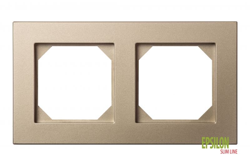 Liregus Epsilon slimline rāmis, 2-vietīgs - šampanieša