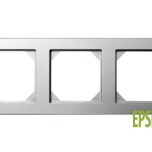 Liregus Epsilon slimline rāmis, 3-vietīgs - metālisks