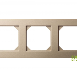 Liregus Epsilon slimline rāmis, 3-vietīgs - šampanieša