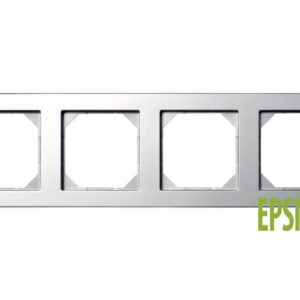 Liregus Epsilon slimline rāmis, 4-vietīgs - metālisks