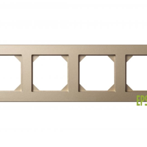 Liregus Epsilon slimline rāmis, 4-vietīgs - šampanieša