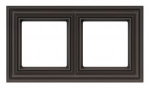 Liregus Retro rāmis 2-vietīgs - matēta brūna