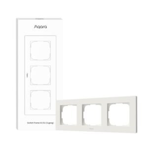 Aqara H2 Switch Frame — 3-gang rāmītis (balts)