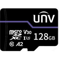 128GB UNV microSD atmiņas karte TLC C10/U3/V30/A2 100/85Mbps.